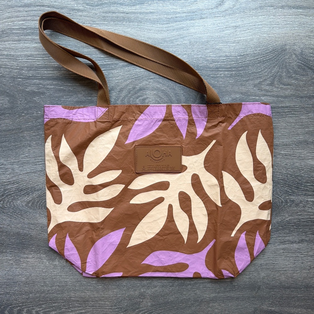Aloha Collection Reversible Tote, Ola, sherbet/toffee - Picture 2 of 9